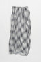 ドレープシアーチェックスカート / Draped Sheer Check Skirt プランク プロジェクト/PRANK PROJECT WHT(ホワイト)