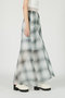 ドレープシアーチェックスカート / Draped Sheer Check Skirt プランク プロジェクト/PRANK PROJECT