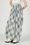 ドレープシアーチェックスカート / Draped Sheer Check Skirt プランク プロジェクト/PRANK PROJECT