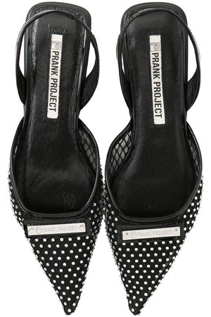 プランク プロジェクト/PRANK PROJECTのポインテッドフラットビジューパンプス(130100/130101)