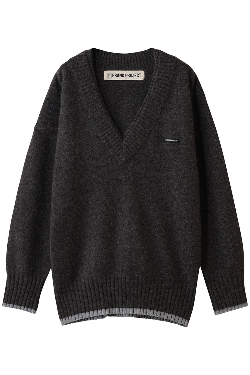 プランク プロジェクト/PRANK PROJECTのアンゴラウールVネックニット(C.GRY(チャコールグレー)/31252365113)