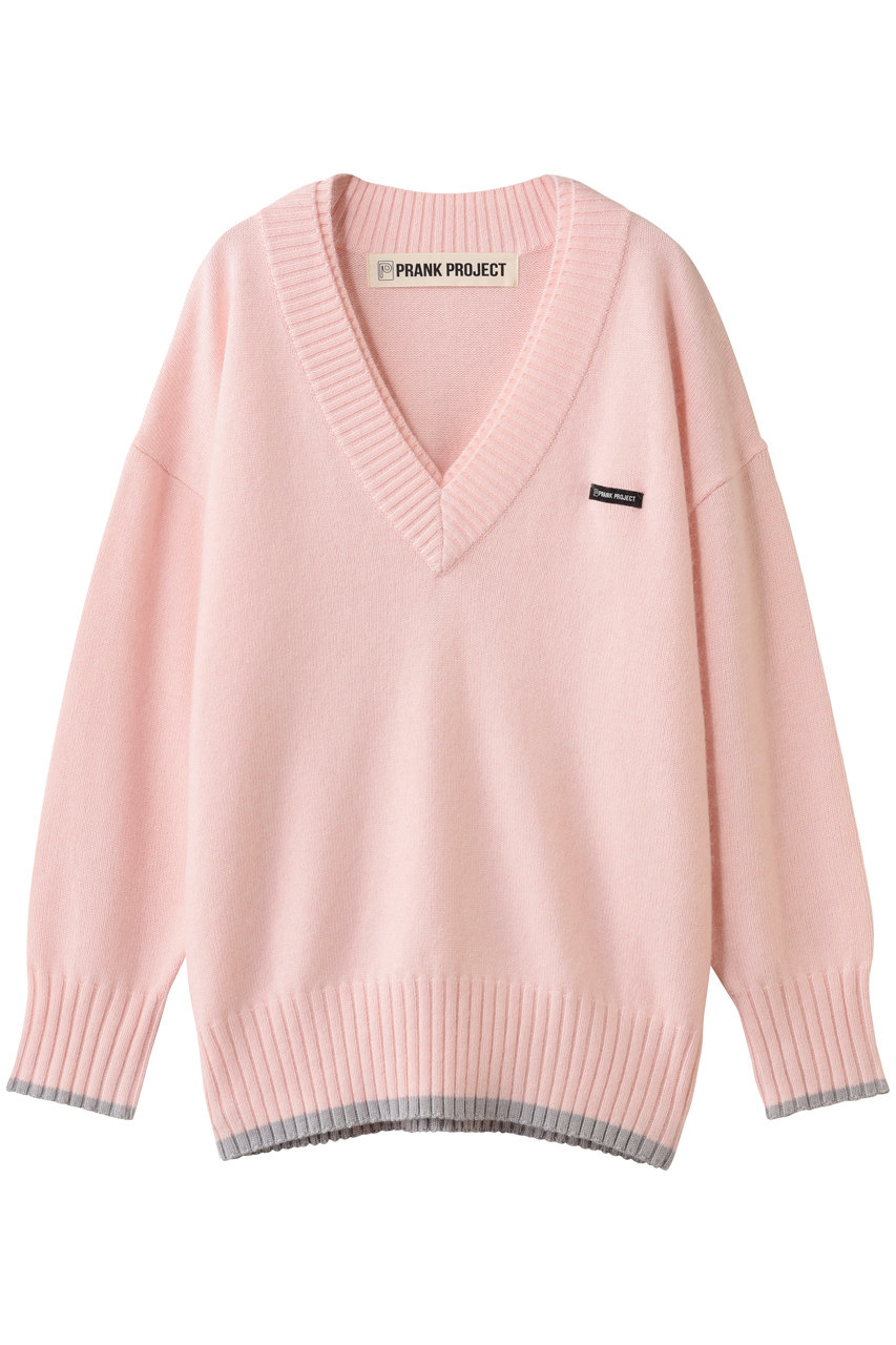 プランク プロジェクト/PRANK PROJECTのアンゴラウールVネックニット(PNK(ピンク)/31252365113)