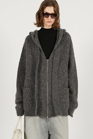 プランク プロジェクト/PRANK PROJECTのフーデッドジップカーディガン(110300/110303)