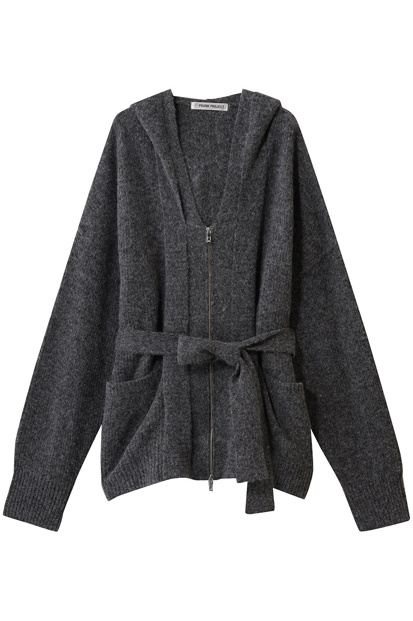 プランクプロジェクト☆美品☆グレー☆カーディガンPRANKPROJECT PRANK PROJECT(プランク プロジェクト)｜フーデッドジップカーディガン
