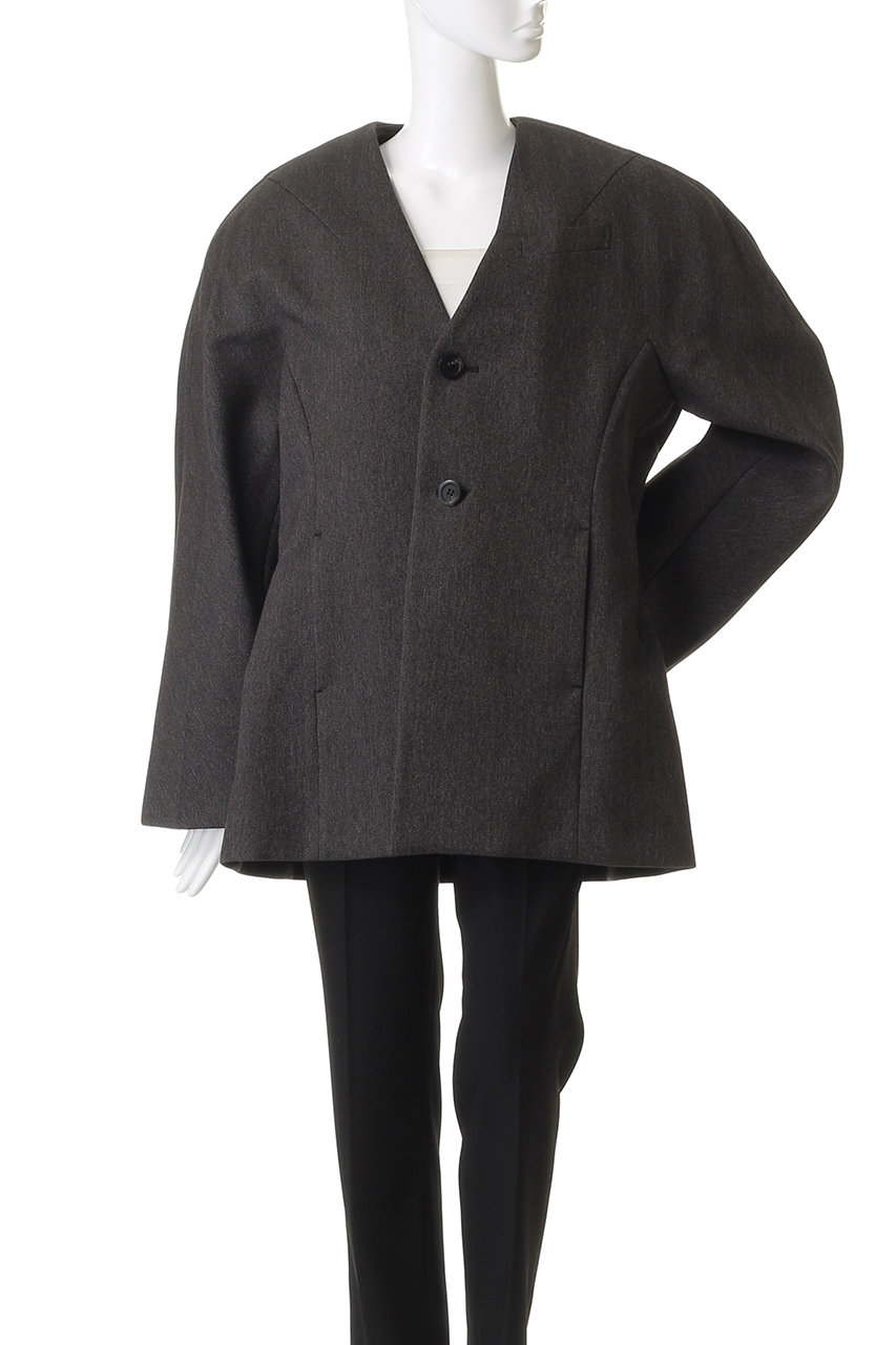 【美品】PRANK PROJECT Cut-out Jacket gray PRANK PROJECT(プランク プロジェクト)｜ラガージャケット / Rugger