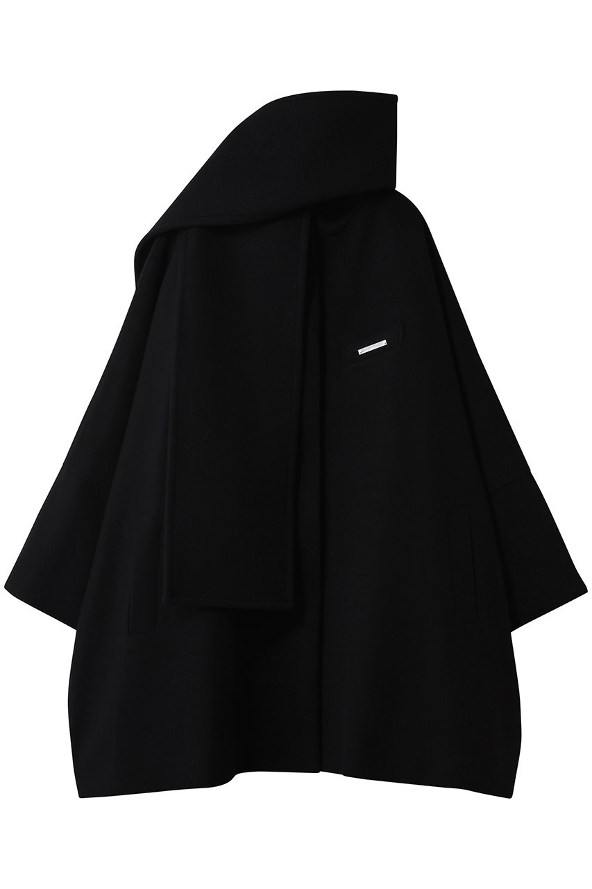 プランク プロジェクト/PRANK PROJECTのマフラー付きポンチョコート / Poncho Coat with Scarf(BLK(ブラック)/31252165102)