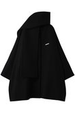 マフラー付きポンチョコート / Poncho Coat with Scarf