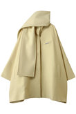 マフラー付きポンチョコート / Poncho Coat with Scarf