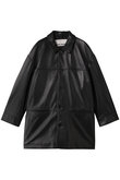 パディングレザーカーコート / Padded Leather Car Coat
