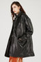 パディングレザーカーコート / Padded Leather Car Coat プランク プロジェクト/PRANK PROJECT