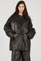 オーバーカラーシープレザージャケットコート / Overcoat Leather Jacket Coat プランク プロジェクト/PRANK PROJECT