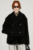 ファーレイヤードピーコート / Fur Layered Peacoat