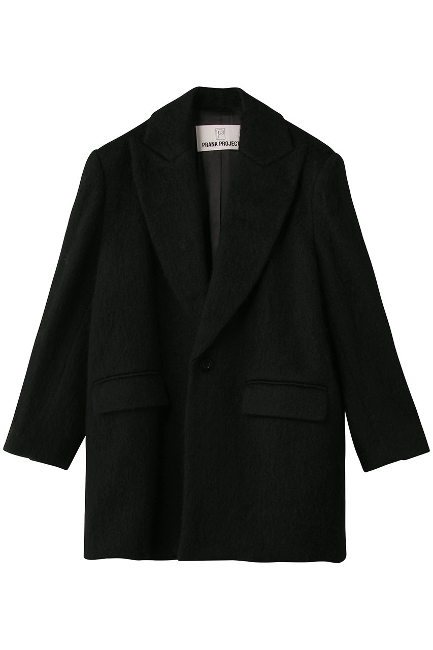 プランク プロジェクト/PRANK PROJECTのモヘアシャギーテーラードコート / Mohair Shaggy Tailored Coat(BLK(ブラック)/31252165902)