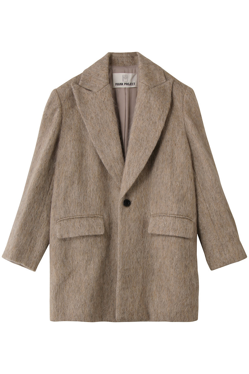 プランク プロジェクト/PRANK PROJECTのモヘアシャギーテーラードコート / Mohair Shaggy Tailored Coat(BGE(ベージュ)/31252165902)