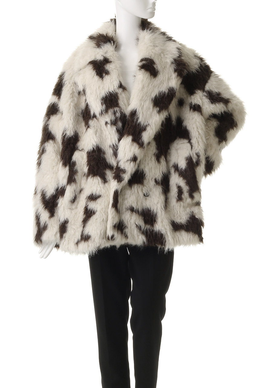 Faux fur ジャケット PRANK PROJECT（プランクプロジェクト） コート アウター ミックス
