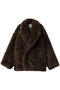 シャドーファージャケット / Shadow Fur Jacket プランク プロジェクト/PRANK PROJECT BRN(ブラウン)
