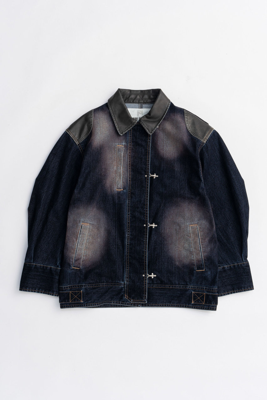 PRANK PROJECT フロッキーデニムジャケット / Flocky Denim Jacket (NVY(ネイビー), FREE) プランク プロジェクト ELLE SHOP PRANK PROJECT フロッキーデニムジャケット / Flocky Denim Jacket (NVY(ネイビー), FREE) プランク プロジェクト ELLE SHOP