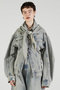 スカーフシェイプデニムジャケット / Scarf-Shaped Denim Jacket プランク プロジェクト/PRANK PROJECT
