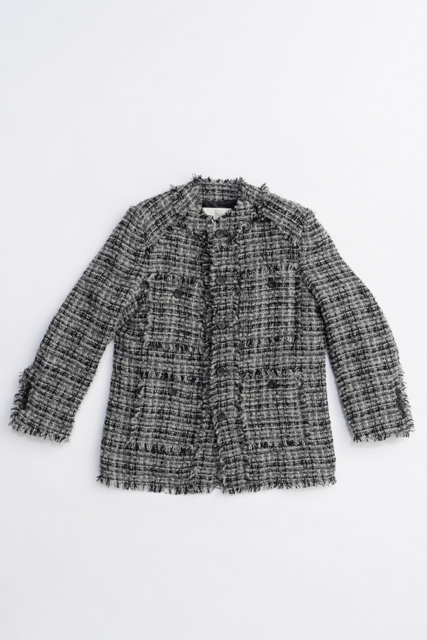 PRANK PROJECT パディングツイードジャケット / Padded Tweed Jacket (MLT(マルチカラー), FREE) プランク プロジェクト ELLE SHOP PRANK PROJECT パディングツイードジャケット / Padded Tweed Jacket (MLT(マルチカラー), FREE) プランク プロジェクト ELLE SHOP