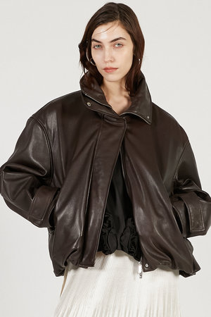 プランク プロジェクト/PRANK PROJECTの【予約販売】SHEEPレザハイネックーブルゾン / SHEEP Leather High Neck Blouson(110800/110802)
