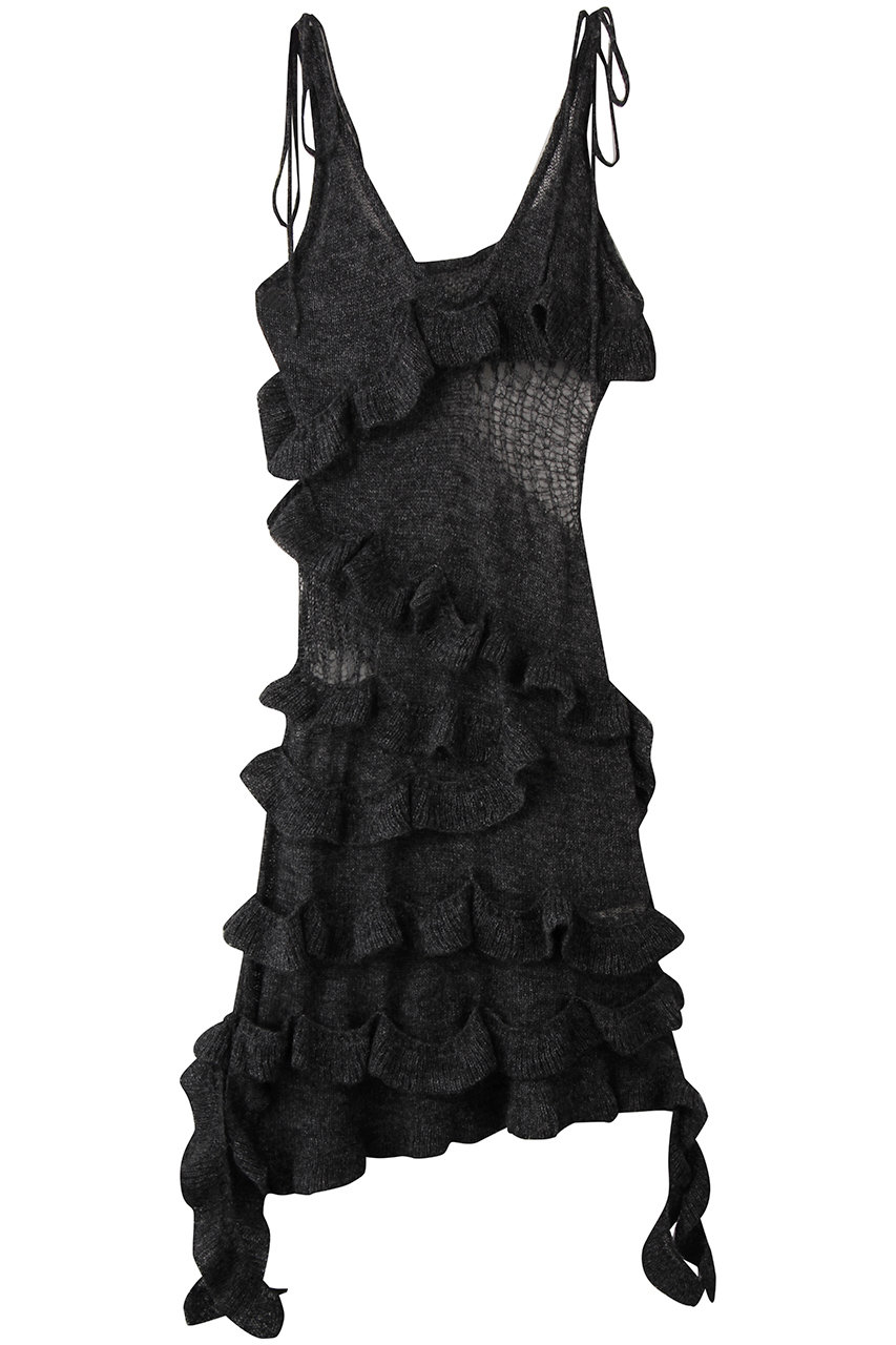 PRANK PROJECT モヘアワンピース / Mohair One-Piece (C.GRY(チャコールグレー), FREE) プランク プロジェクト ELLE SHOP PRANK PROJECT モヘアワンピース / Mohair One-Piece (C.GRY(チャコールグレー), FREE) プランク プロジェクト ELLE SHOP