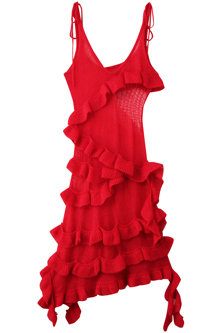 PRANK PROJECT モヘアワンピース / Mohair One-Piece (RED(レッド), FREE) プランク プロジェクト ELLE SHOP PRANK PROJECT モヘアワンピース / Mohair One-Piece (RED(レッド), FREE) プランク プロジェクト ELLE SHOP