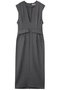 ハンドステッチディープVドレス / Hand-stitched Deep V-neck Dress プランク プロジェクト/PRANK PROJECT GRY(グレー)