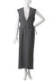 ハンドステッチディープVドレス / Hand-stitched Deep V-neck Dress プランク プロジェクト/PRANK PROJECT