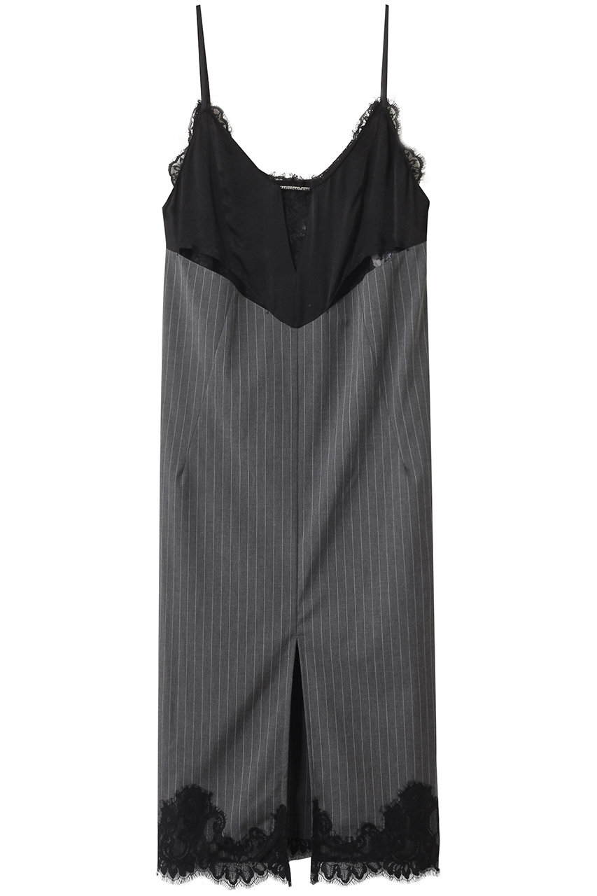 PRANK PROJECT レースレイヤードキャミワンピース / Lace Layered Camisole Dress (BLK(ブラック), 36) プランク プロジェクト ELLE SHOP
