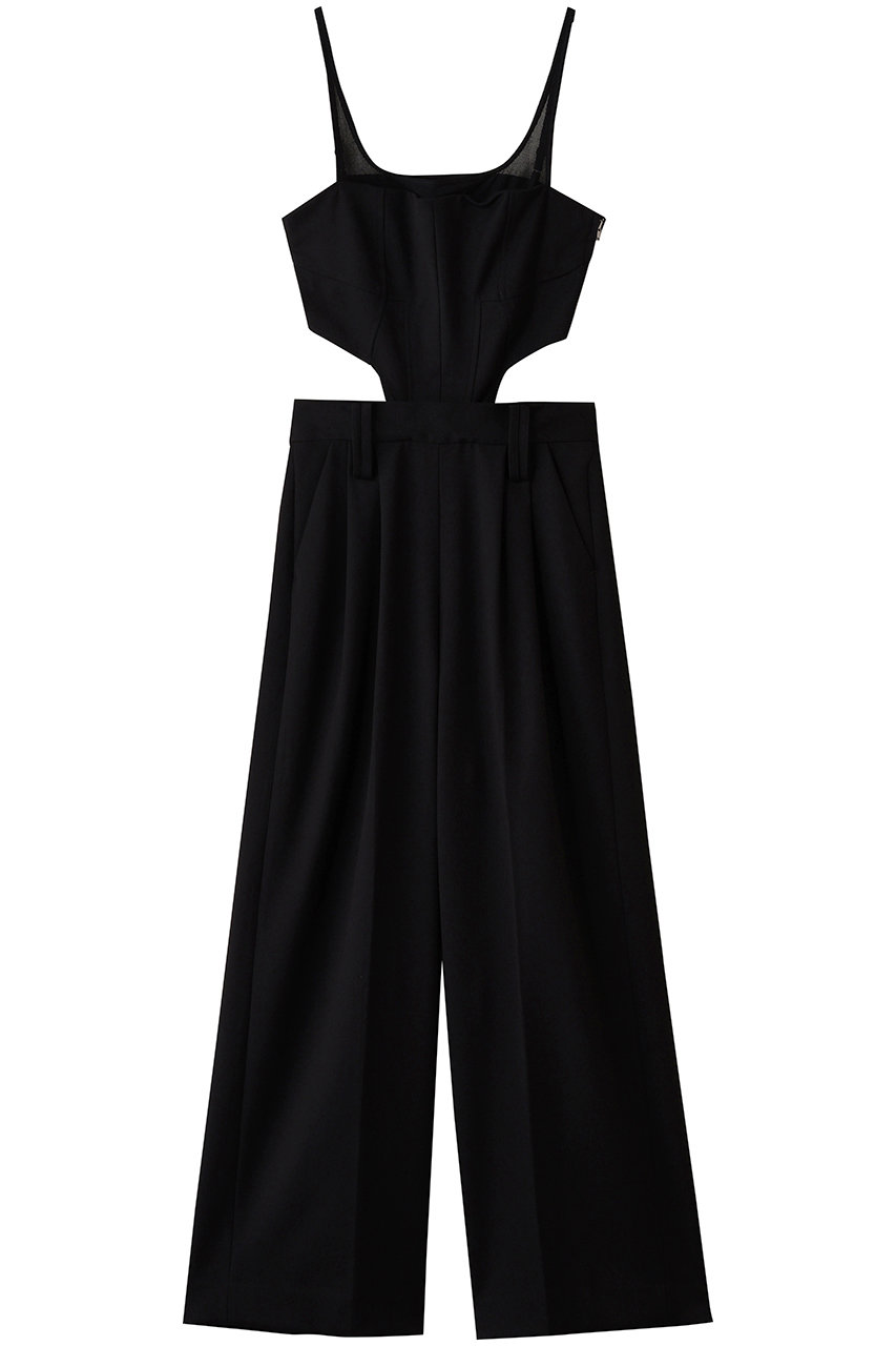 PRANK PROJECT サイドカットアウトコンビメゾン / Side Cutout Combination Dress (BLK(ブラック), 36) プランク プロジェクト ELLE SHOP
