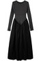 ニットコンビロングドレス / Knit Combination Long Dress プランク プロジェクト/PRANK PROJECT GRY(グレー)