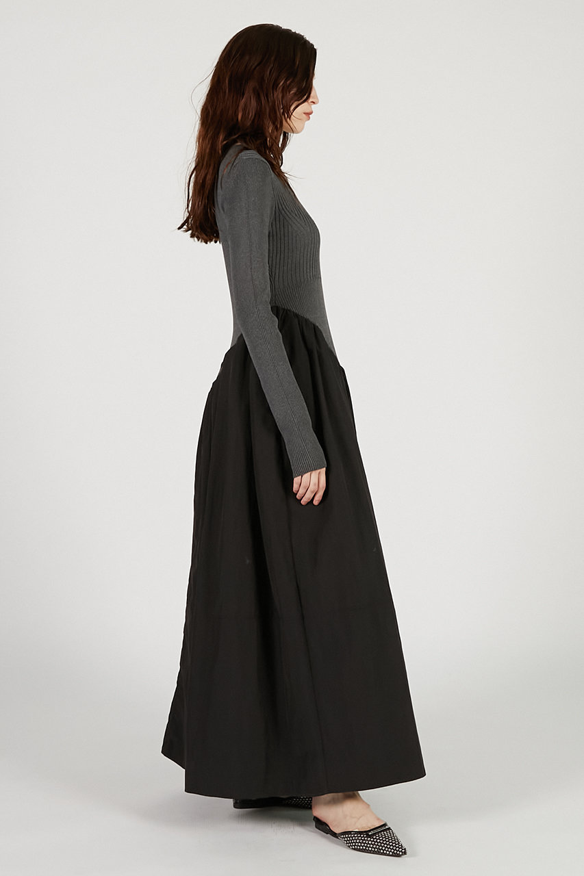 【値下】ENTIRE STUDIOS/PRANK PROJECTロングワンピース PRANK PROJECT(プランク プロジェクト)｜ニットコンビロングドレス