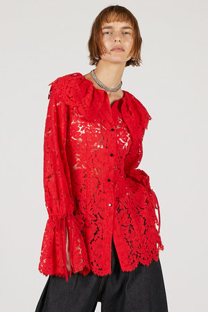 プランク プロジェクト/PRANK PROJECTのスカラップレースブラウス / Scallop Lace Blouse(110400/110403)