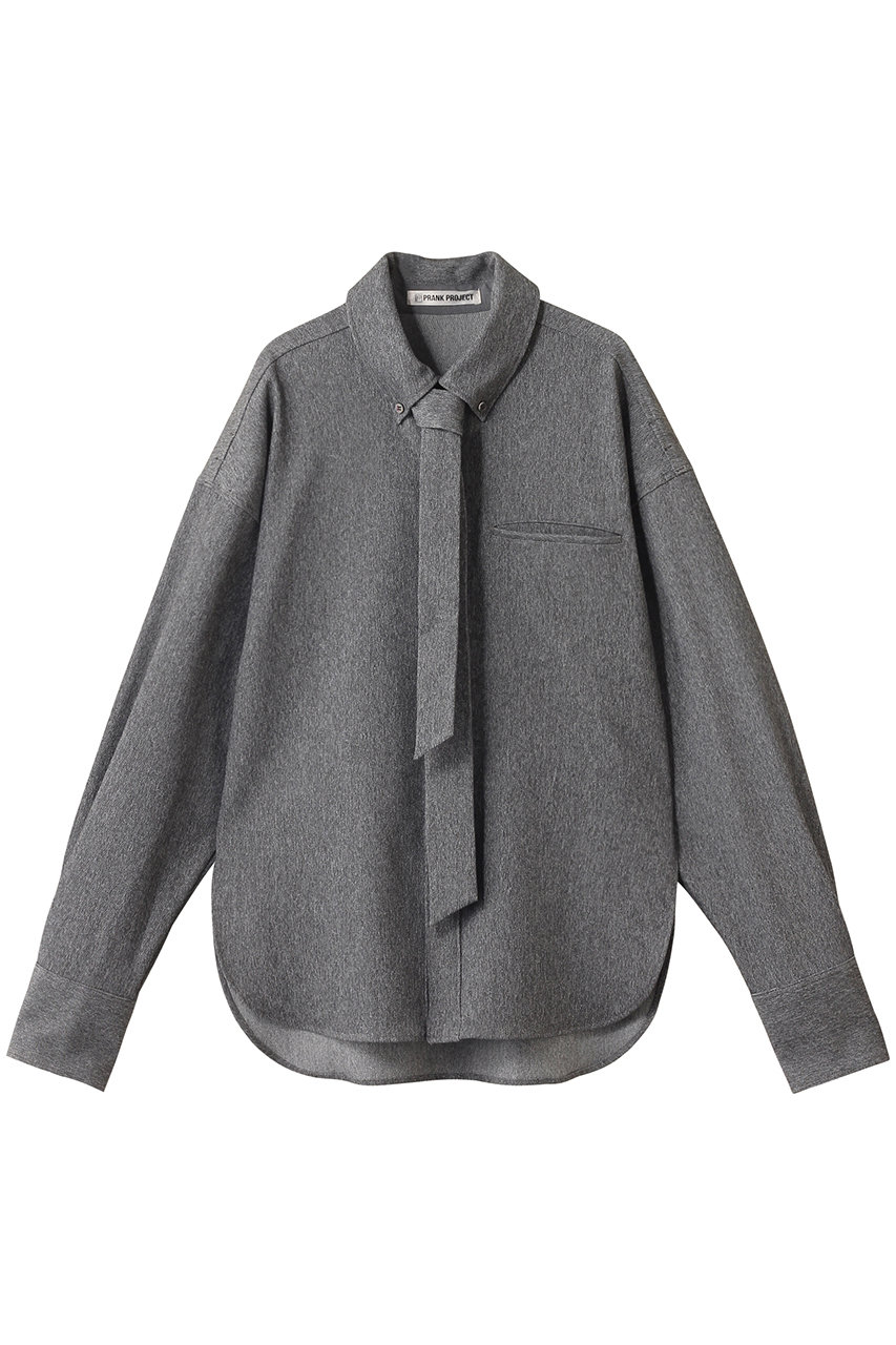 PRANK PROJECT ネクタイ付きシャツ / Shirt with Tie (GRY(グレー), FREE) プランク プロジェクト ELLE SHOP PRANK PROJECT ネクタイ付きシャツ / Shirt with Tie (GRY(グレー), FREE) プランク プロジェクト ELLE SHOP