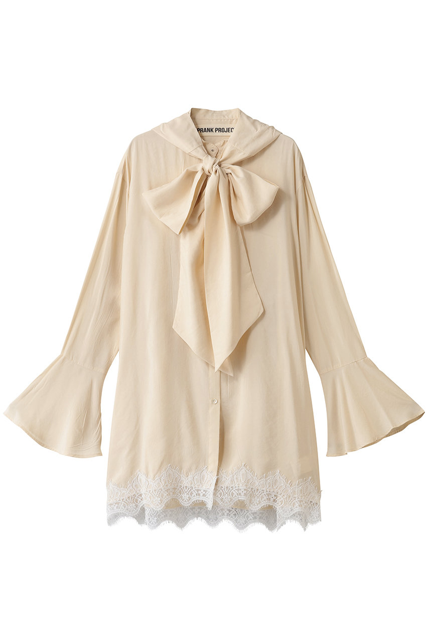 プランク プロジェクト/PRANK PROJECTのボウタイシャツ / Bow tie shirt(WHT(ホワイト)/31252315104)