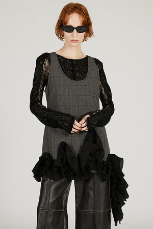 プランク プロジェクト/PRANK PROJECTのフリルヘムチュニック / Ruffled Hem Tunic(110400/110403)