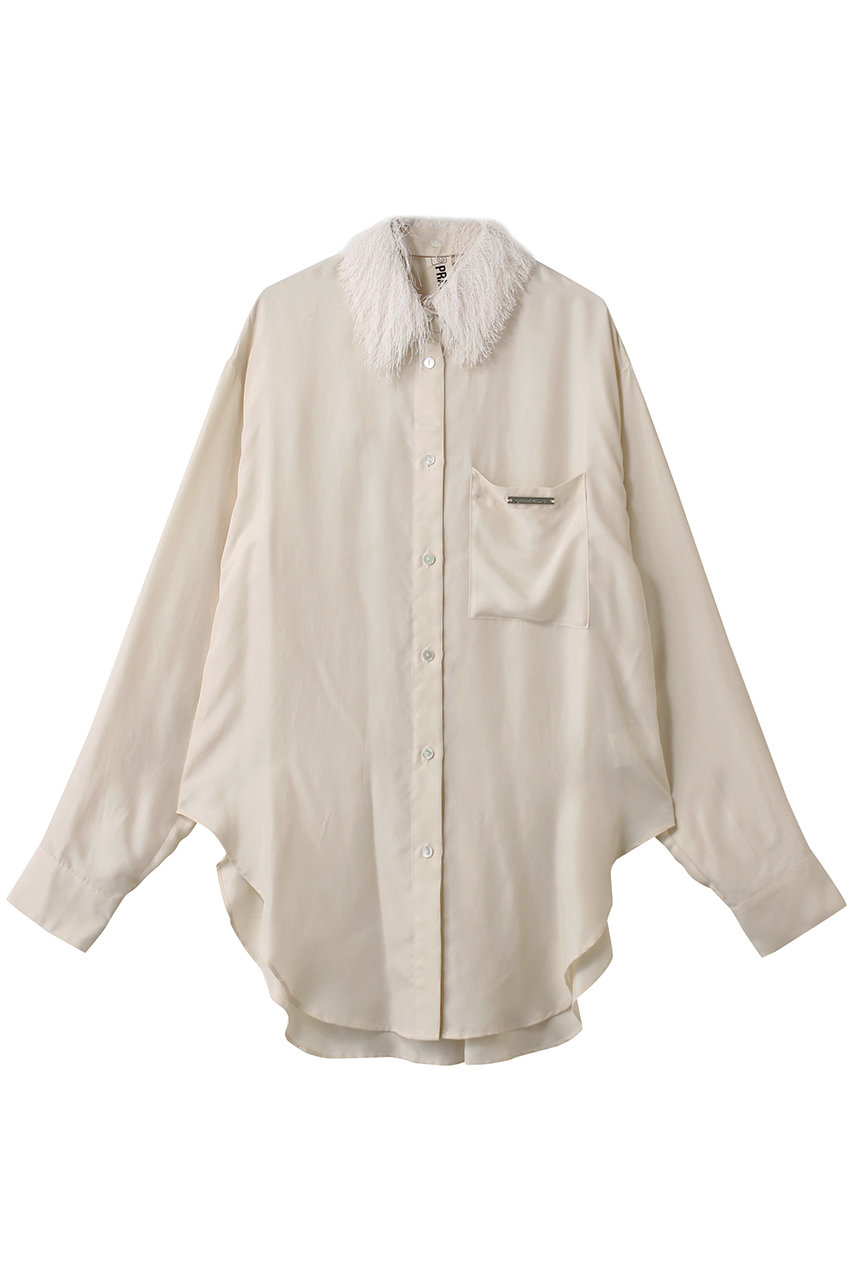 プランク プロジェクト/PRANK PROJECTのフェザーカラーシャツ / Feather Collar Shirt(IVR(アイボリー)/31252315108)