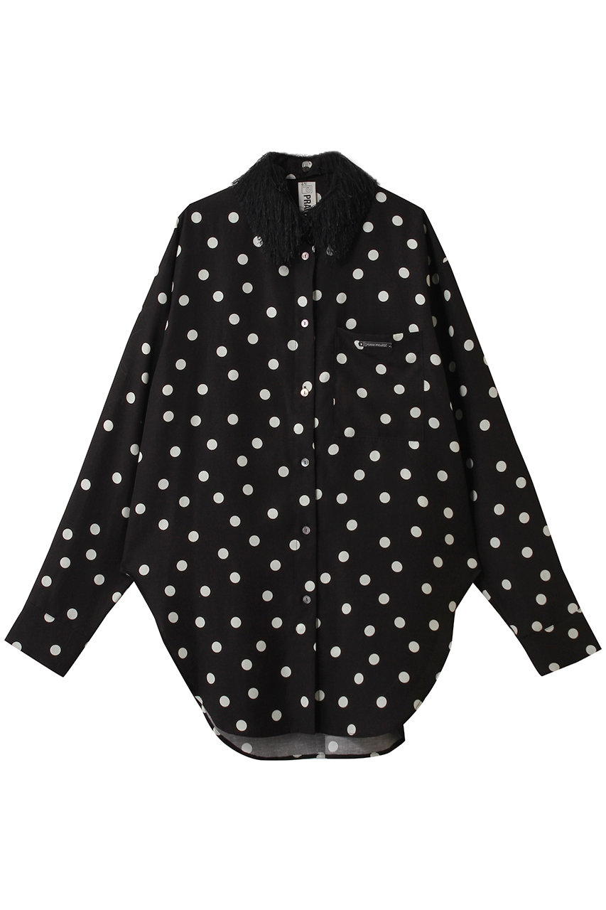 prank project Feather Collar Shirt