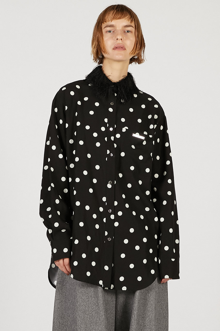 トップス prank project Feather Collar Shirt PRANK PROJECT(プランク プロジェクト)｜フェザーカラーシャツ