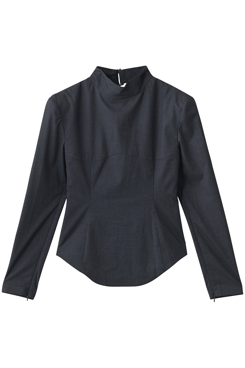 PRANK PROJECT スーチングバックタイトップス / Suiting Back Tie Tops (GRY(グレー), FREE) プランク プロジェクト ELLE SHOP PRANK PROJECT スーチングバックタイトップス / Suiting Back Tie Tops (GRY(グレー), FREE) プランク プロジェクト ELLE SHOP