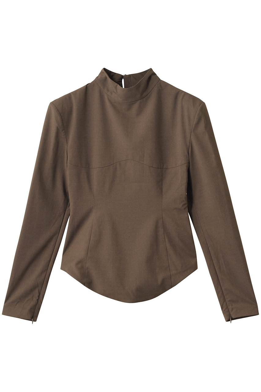 PRANK PROJECT スーチングバックタイトップス / Suiting Back Tie Tops (BRN(ブラウン), FREE) プランク プロジェクト ELLE SHOP PRANK PROJECT スーチングバックタイトップス / Suiting Back Tie Tops (BRN(ブラウン), FREE) プランク プロジェクト ELLE SHOP