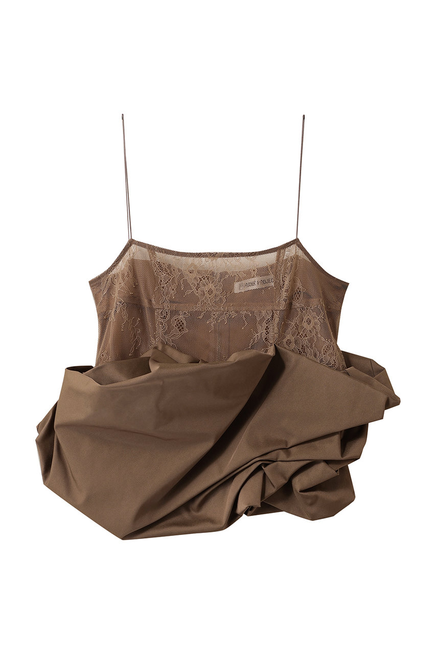 PRANK PROJECT ボリュームヘムキャミソール / Volume Hem Camisole (BGE(ベージュ), FREE) プランク プロジェクト ELLE SHOP PRANK PROJECT ボリュームヘムキャミソール / Volume Hem Camisole (BGE(ベージュ), FREE) プランク プロジェクト ELLE SHOP
