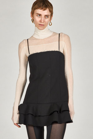 プランク プロジェクト/PRANK PROJECTのウーステッドフリルチュニック / Waste Frill Tunic(110400/110403)