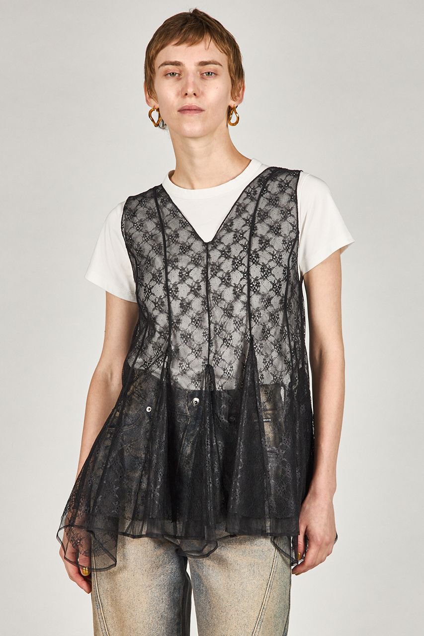 トップス PRANKPROJECT Lace Gathered Top Lace Gathered Top - SALE