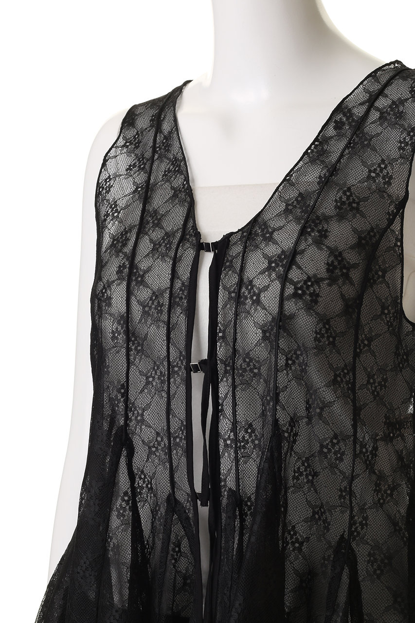 PRANK PROJECT レーススクリプトスキントップ ライムイエロー セール】Vカットレースロゴトップ / V Cut Lace Logo Top（T
