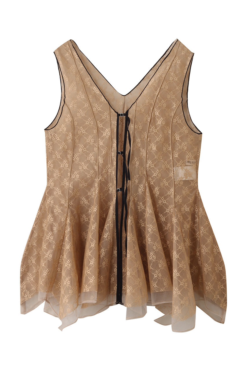 プランク プロジェクト/PRANK PROJECTのランダムヘムレーストップ / Random Hem Lace Top(BGE(ベージュ)/31252315604)