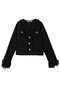 フリンジジャガードカーディガン / Fringe Jacquard Cardigan プランク プロジェクト/PRANK PROJECT BLK(ブラック)