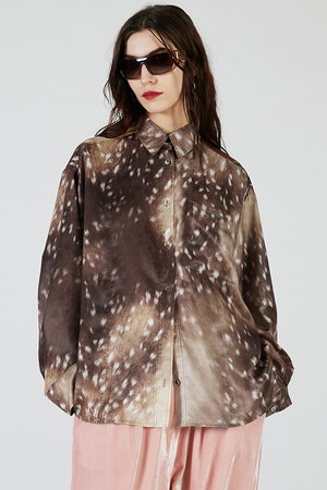 プランク プロジェクト/PRANK PROJECTのバンビプリントオーバーシャツ / Bambi Print Overshirt(110400/110403)
