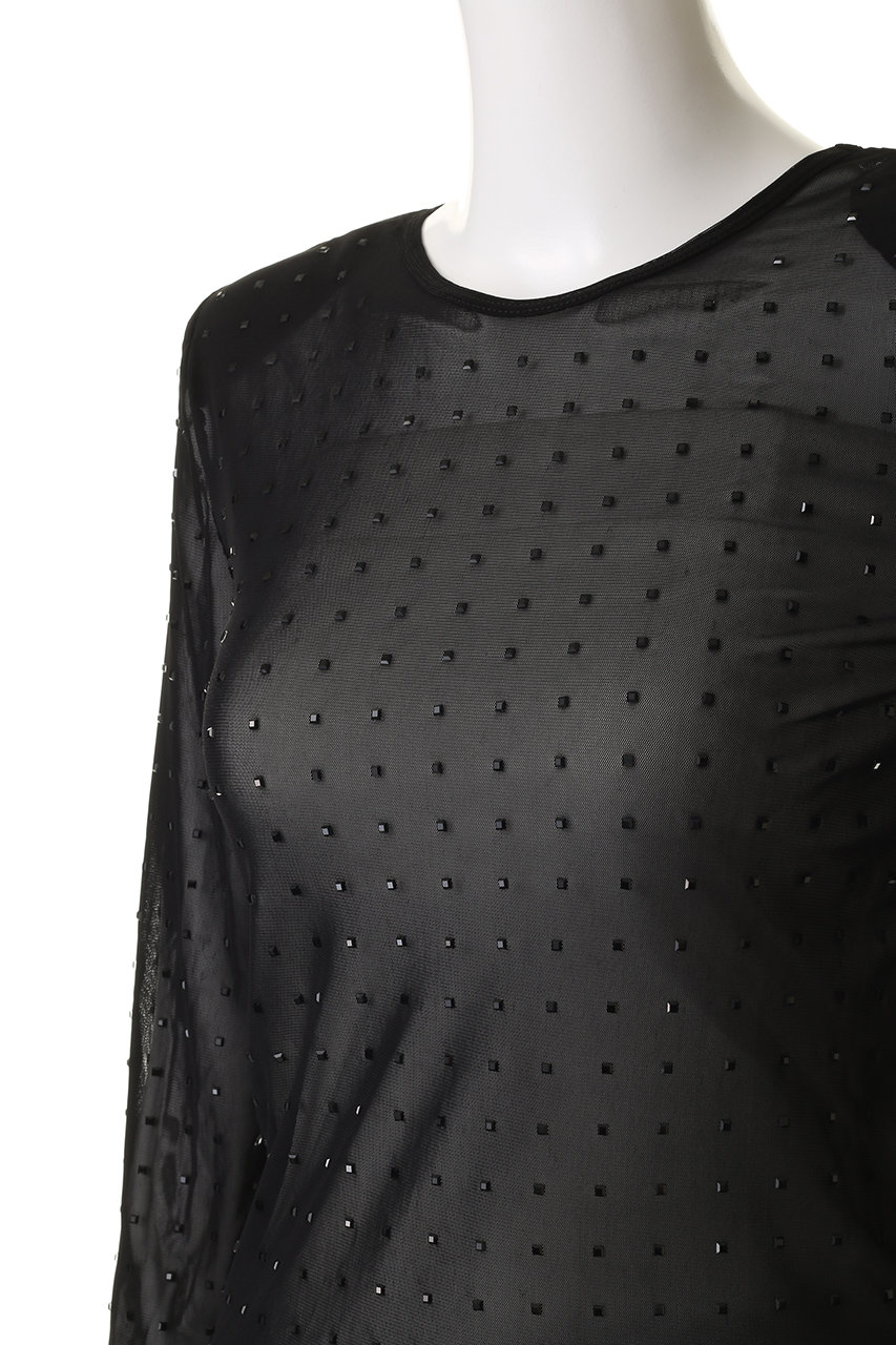 新品PRANKPROJECT Stone MeshSkinTop PRANK PROJECT(プランク プロジェクト)｜ストーンメッシュスキントップ