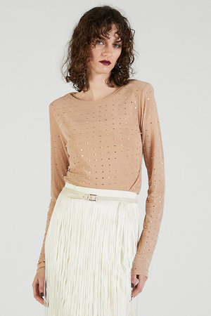 プランク プロジェクト/PRANK PROJECTのストーンメッシュスキントップ / Stone Mesh Skin Top(110400/110403)